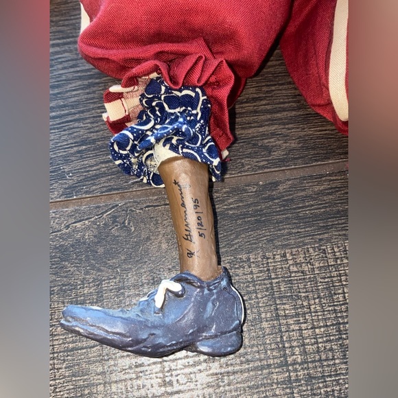 Vintage Daddy's Long Legs Doll PEANUT Clown by Designer Karen Germany COA - Picture 9 of 14